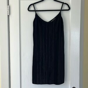 Black Velvet Mini Dress